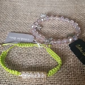 Girls crystal Cookie Lee bracelets